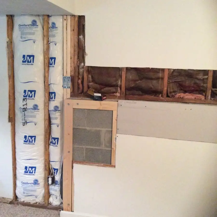 Wall insulation replacement during Odor Removal & Deodorization in Monee